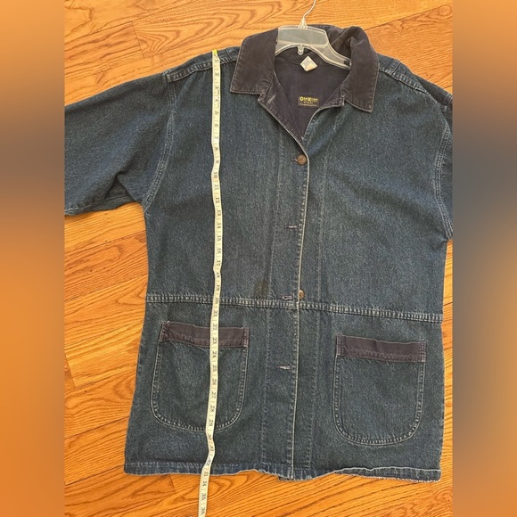 Like New Denim Unlined Chore Coat L - Picture 7 of 7